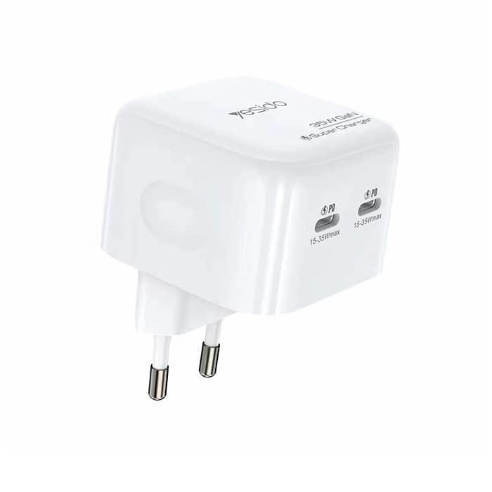 شارژر دیواری یسیدو YESIDO YC38 توان 35 وات Yesido YC38 PD 35W Wall Charger